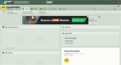 Desktop Screenshot of hypnotizedplz.deviantart.com