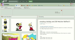 Desktop Screenshot of christica.deviantart.com