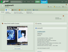 Tablet Screenshot of anathema93.deviantart.com