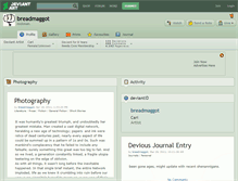 Tablet Screenshot of breadmaggot.deviantart.com