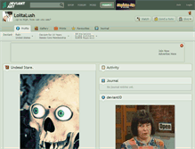 Tablet Screenshot of lolitalush.deviantart.com