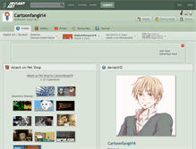 Tablet Screenshot of cartoonfangirl4.deviantart.com