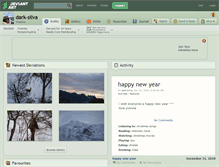 Tablet Screenshot of dark-silva.deviantart.com