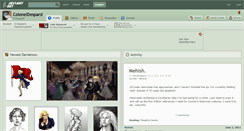 Desktop Screenshot of coloneldespard.deviantart.com