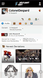 Mobile Screenshot of coloneldespard.deviantart.com