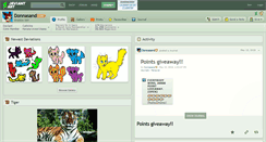 Desktop Screenshot of donnasand.deviantart.com