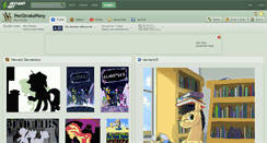 Desktop Screenshot of penstrokepony.deviantart.com