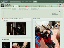 Tablet Screenshot of keytaylor.deviantart.com