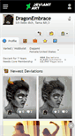 Mobile Screenshot of dragonembrace.deviantart.com