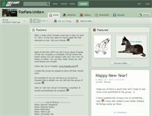 Tablet Screenshot of foofans-unite.deviantart.com