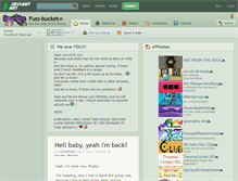 Tablet Screenshot of fuss-bucket.deviantart.com