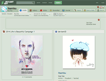 Tablet Screenshot of lisamisu.deviantart.com