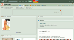 Desktop Screenshot of hime--chan.deviantart.com