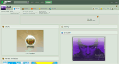 Desktop Screenshot of djust.deviantart.com