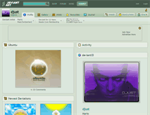 Tablet Screenshot of djust.deviantart.com
