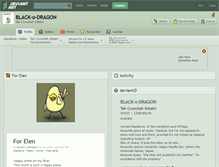 Tablet Screenshot of black-o-dragon.deviantart.com