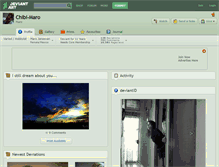 Tablet Screenshot of chibi-maro.deviantart.com