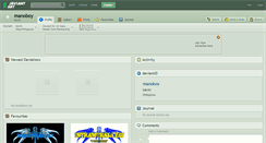 Desktop Screenshot of manoboy.deviantart.com