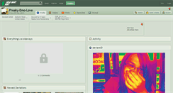 Desktop Screenshot of freaky-emo-love.deviantart.com