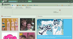 Desktop Screenshot of cutewitch1.deviantart.com