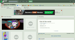 Desktop Screenshot of demi-the-haedghog.deviantart.com