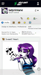 Mobile Screenshot of ladyniniane.deviantart.com
