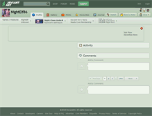 Tablet Screenshot of nightelf86.deviantart.com