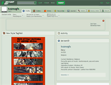 Tablet Screenshot of kozmogfx.deviantart.com