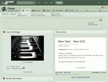 Tablet Screenshot of cinryc.deviantart.com