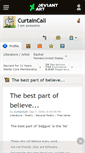Mobile Screenshot of curtaincall.deviantart.com