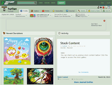 Tablet Screenshot of hurikan.deviantart.com