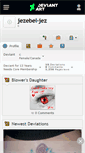 Mobile Screenshot of jezebel-jez.deviantart.com