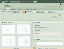 Tablet Screenshot of bartix64.deviantart.com