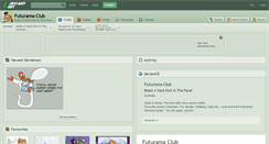 Desktop Screenshot of futurama-club.deviantart.com