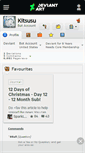Mobile Screenshot of kitsusu.deviantart.com