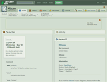 Tablet Screenshot of kitsusu.deviantart.com