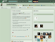 Tablet Screenshot of loveforphotos.deviantart.com