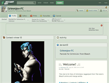 Tablet Screenshot of grimmjow-fc.deviantart.com