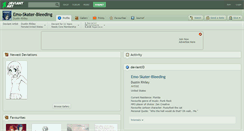 Desktop Screenshot of emo-skater-bleeding.deviantart.com