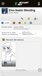 Mobile Screenshot of emo-skater-bleeding.deviantart.com