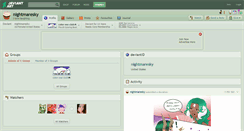 Desktop Screenshot of nightmaresky.deviantart.com