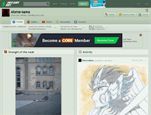 Tablet Screenshot of aioros-sama.deviantart.com