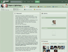 Tablet Screenshot of hope-x-lightning.deviantart.com