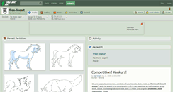 Desktop Screenshot of free-lineart.deviantart.com