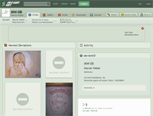Tablet Screenshot of mw-08.deviantart.com