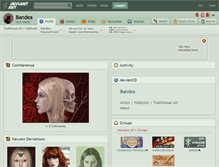 Tablet Screenshot of bandea.deviantart.com