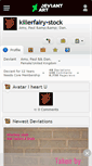 Mobile Screenshot of killerfairy-stock.deviantart.com