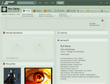 Tablet Screenshot of nyx-daray.deviantart.com