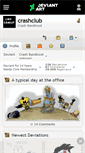 Mobile Screenshot of crashclub.deviantart.com