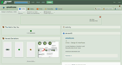 Desktop Screenshot of emoticons.deviantart.com